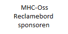 MHC-Oss Reclamebord Sponsoren